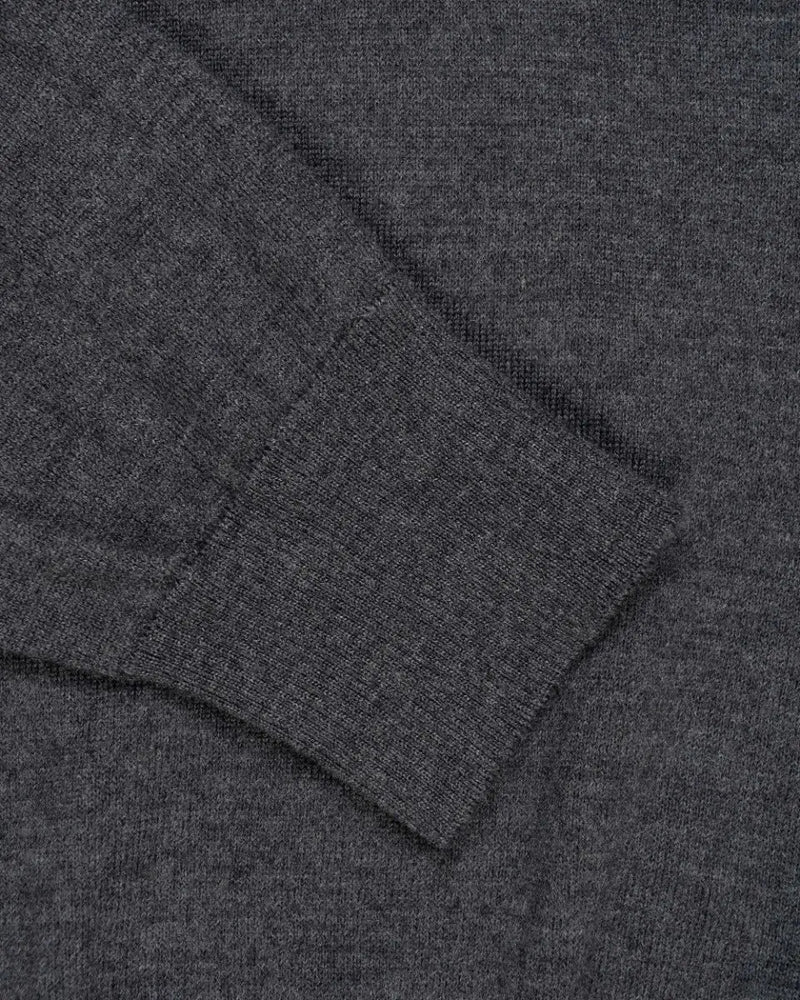 Ami Alexandre Mattiussi "Ami De Coeur" heather grey crewneck sweater thumbnail