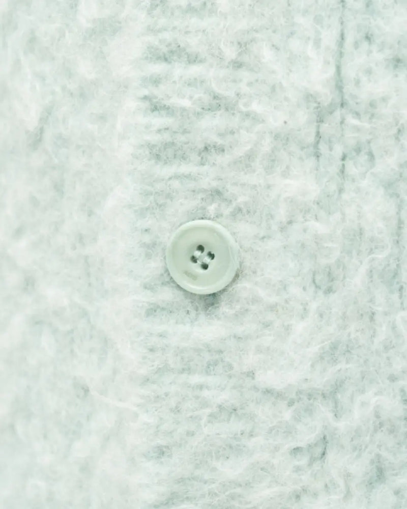 Ami Alexandre Mattiussi baby alpaca cardigan sweater thumbnail