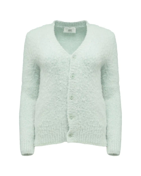 Ami Alexandre Mattiussi baby alpaca cardigan sweater Ami Alexandre Mattiussi