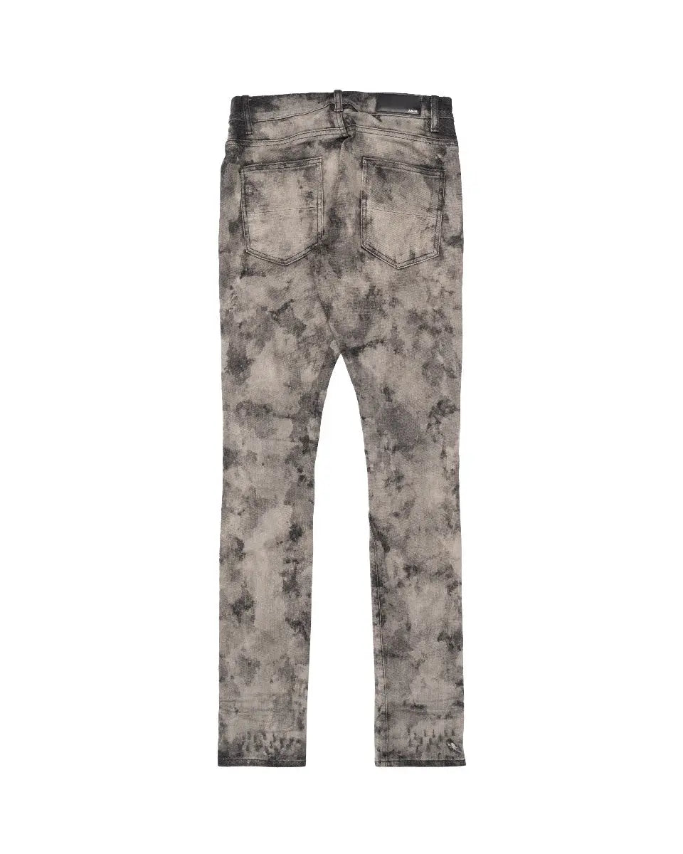 Amiri bleached distressed skinny denim pants