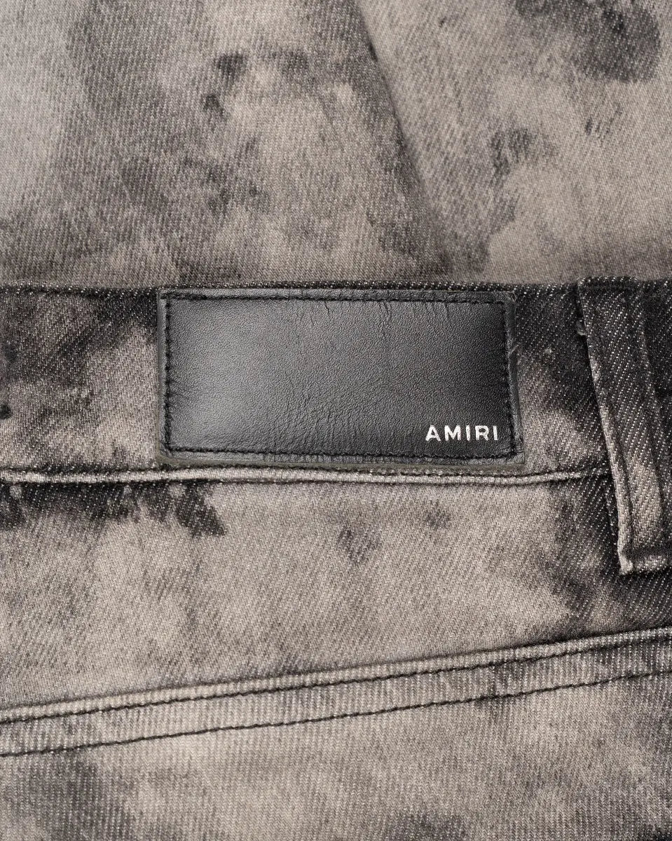 Amiri bleached distressed skinny denim pants