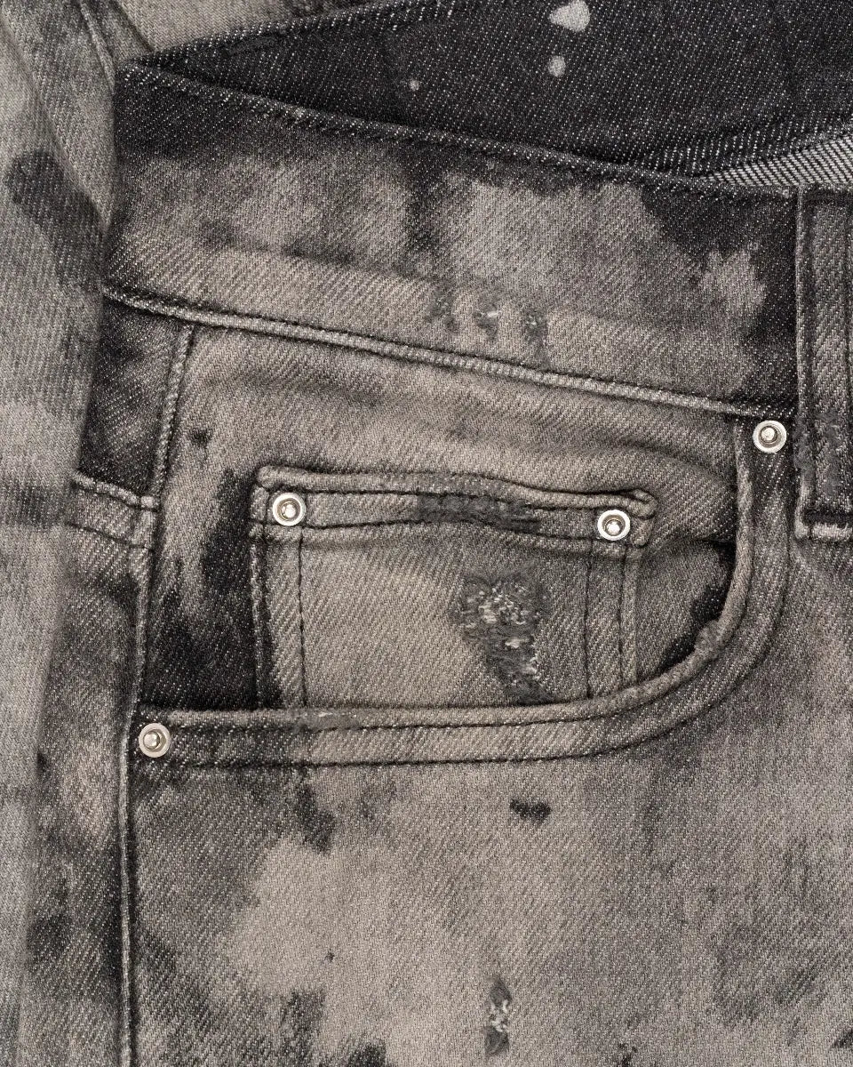 Amiri bleached distressed skinny denim pants