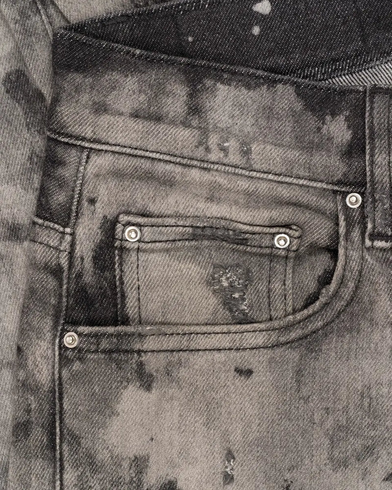 Amiri bleached distressed skinny denim pants thumbnail