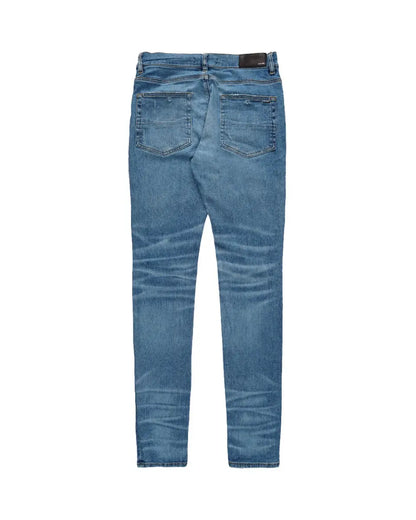 Amiri knee-ripped blue skinny jeans Amiri