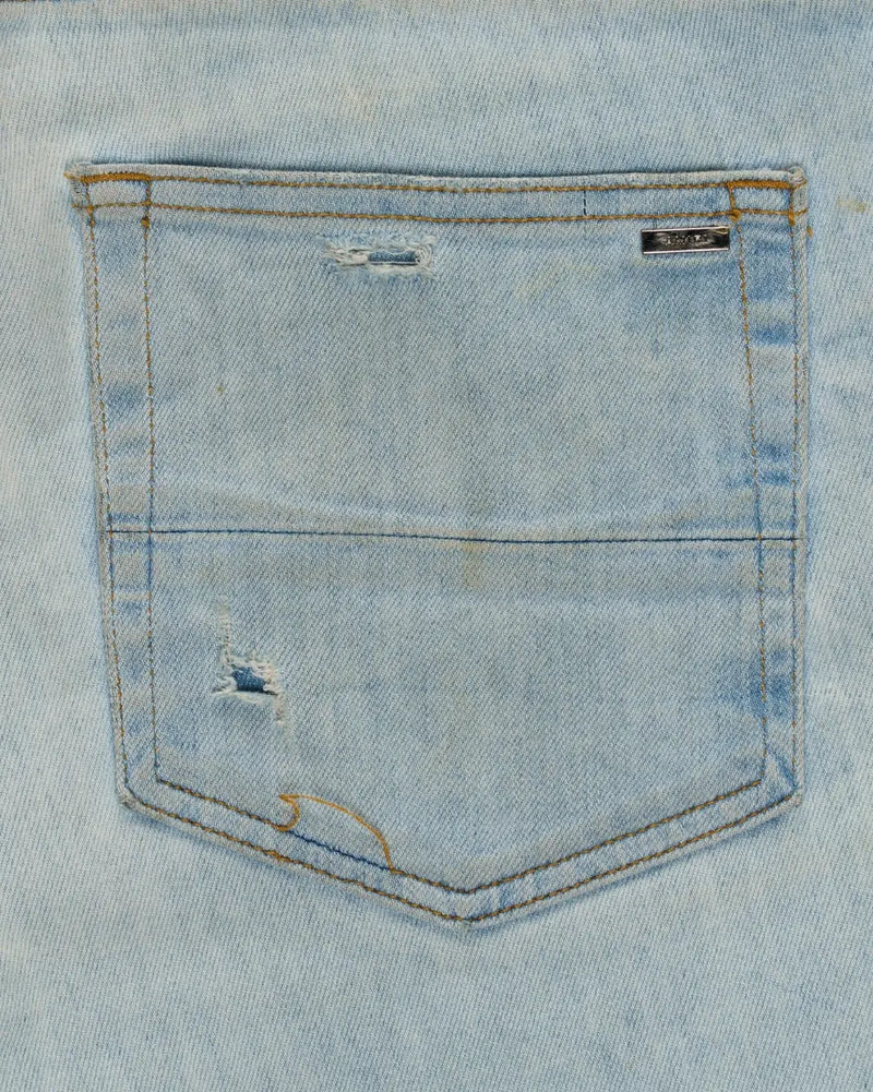 Amiri light blue skinny jeans thumbnail
