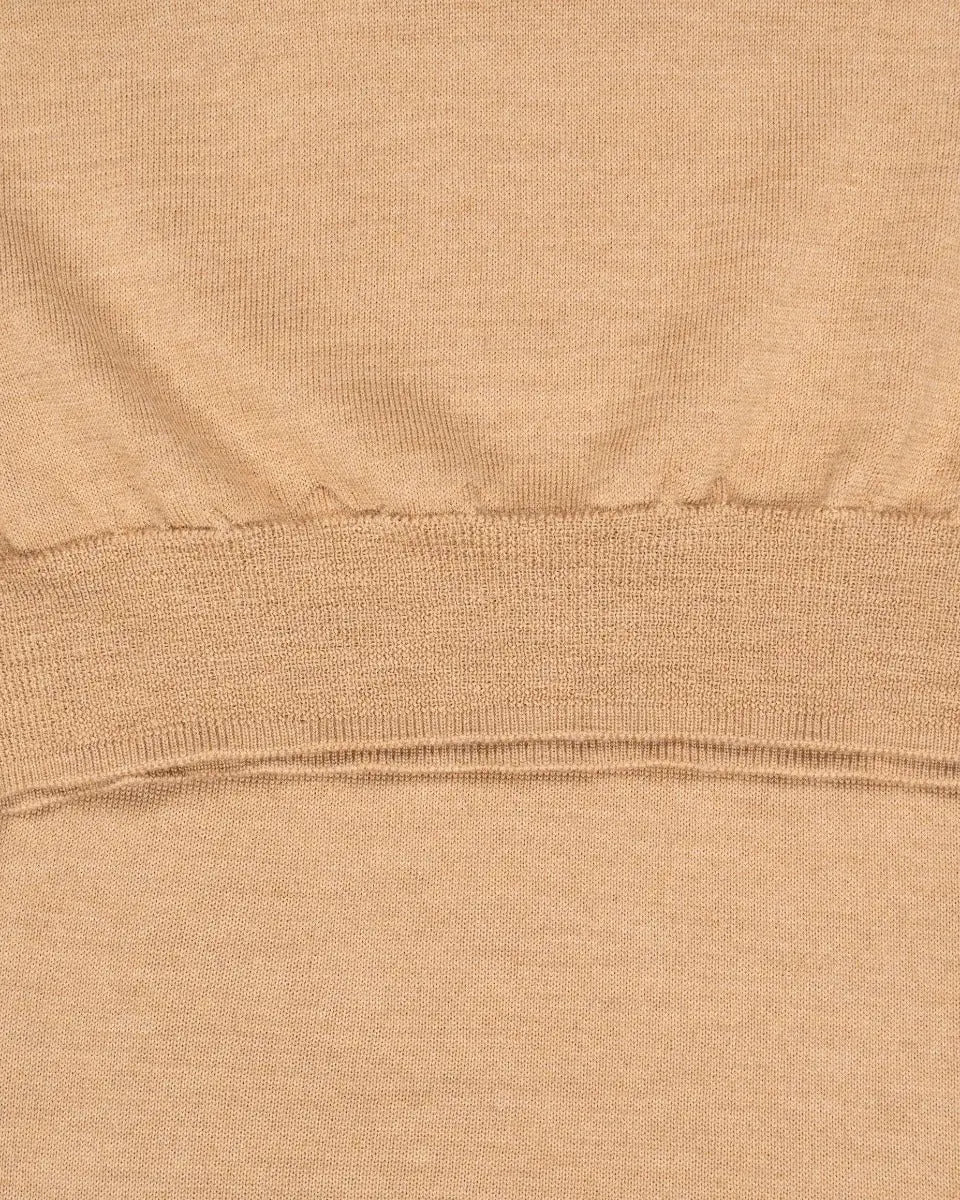 A.P.C. beige wool turtleneck sweater