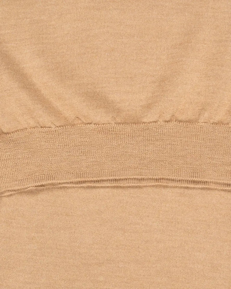 A.P.C. beige wool turtleneck sweater thumbnail