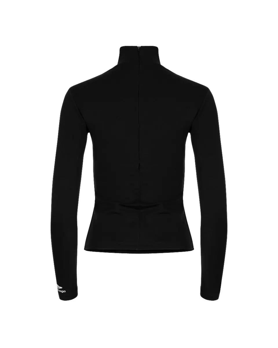 Balenciaga 3B high neck fitted long sleeve top