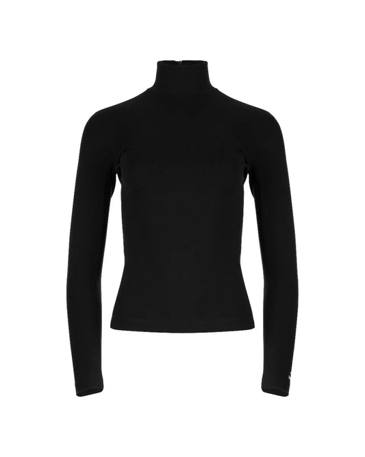 Balenciaga 3B high neck fitted long sleeve top Balenciaga