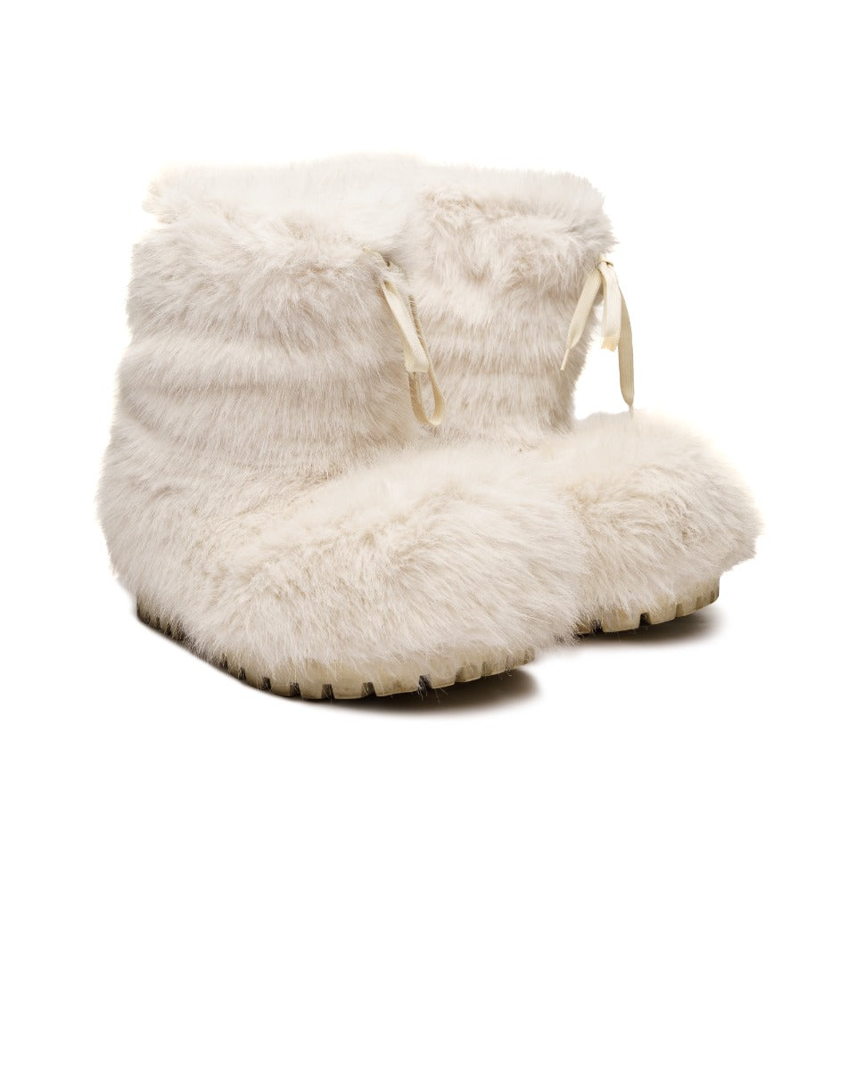 Balenciaga Alaska faux fur snow boots Balenciaga