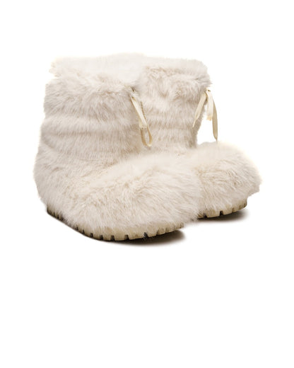 Balenciaga Alaska faux fur snow boots Balenciaga