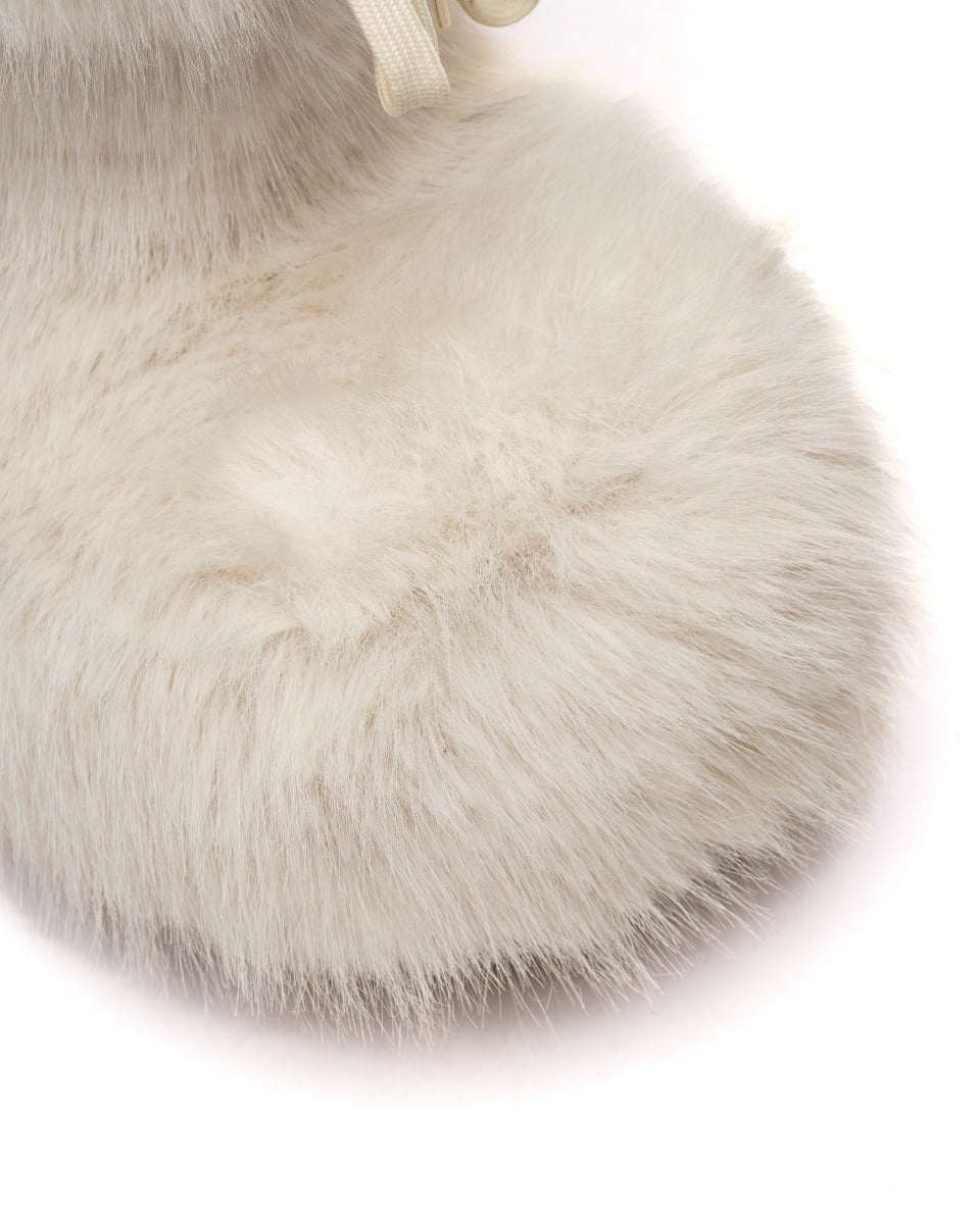 Balenciaga Alaska faux fur snow boots