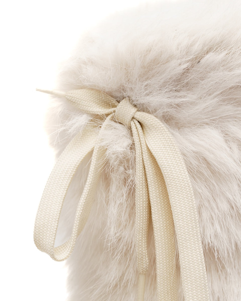 Balenciaga Alaska faux fur snow boots
