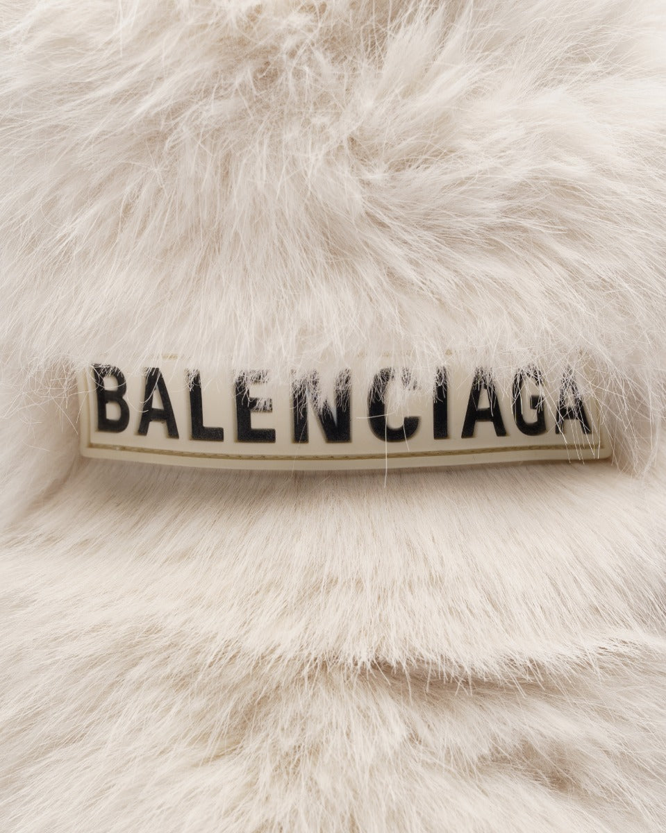 Balenciaga Alaska faux fur snow boots