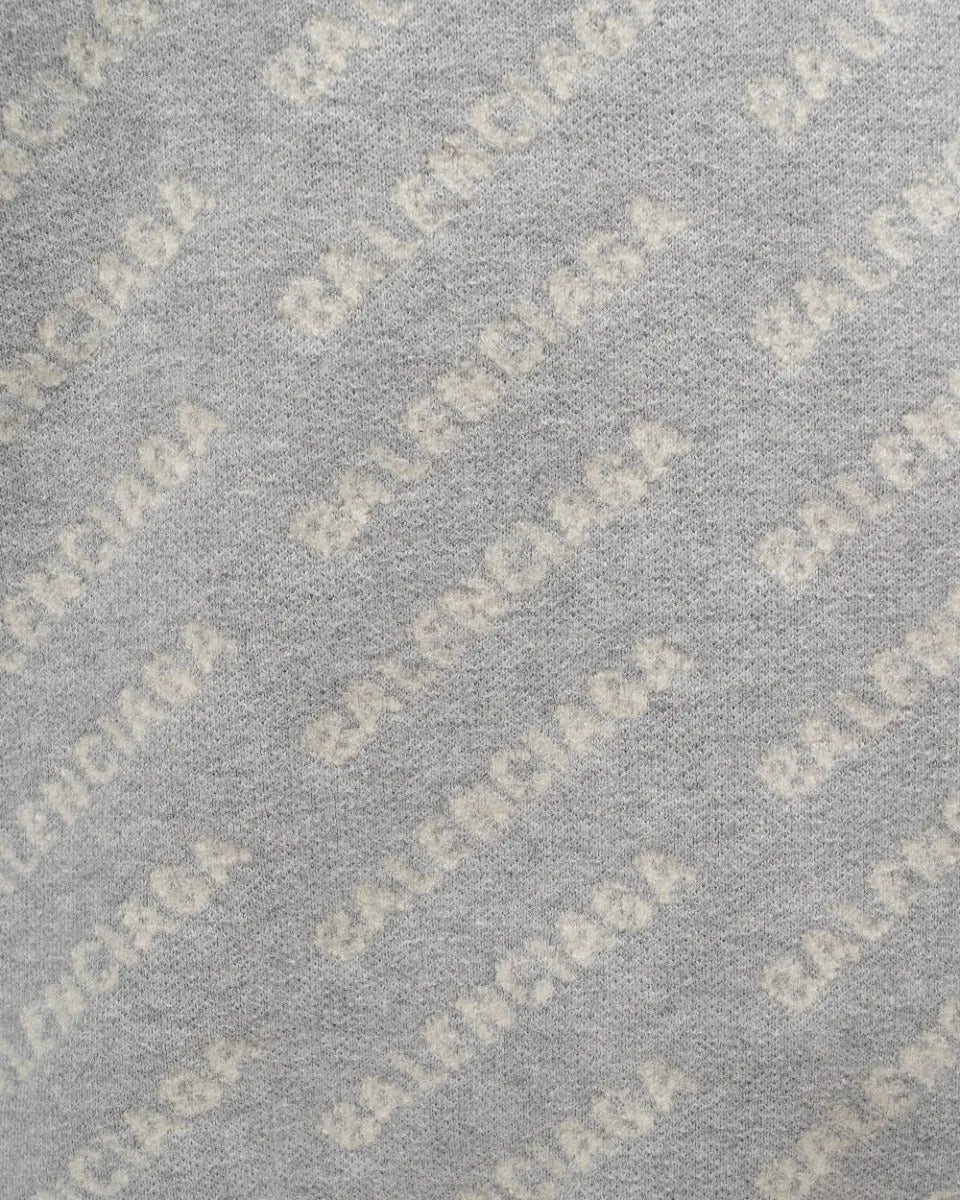 Balenciaga all-over logo turtleneck sweater