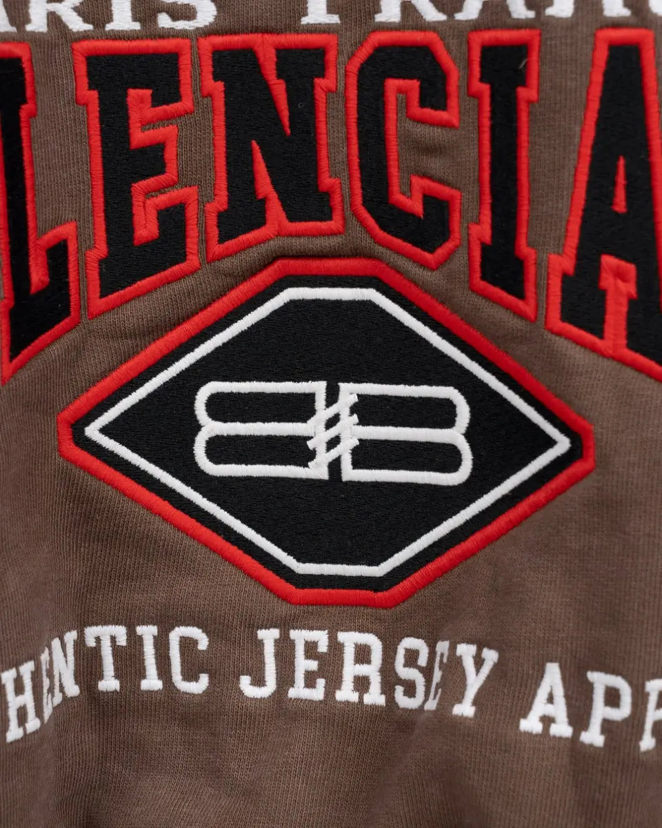 Balenciaga BB "Authentic Jersey Apparel" oversized hoodie Balenciaga