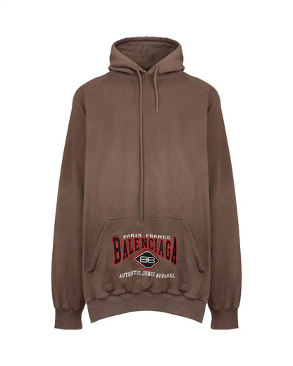 Balenciaga BB "Authentic Jersey Apparel" oversized hoodie Balenciaga