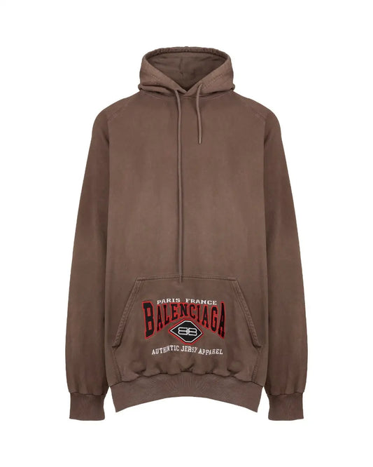 Balenciaga BB "Authentic Jersey Apparel" oversized hoodie Balenciaga
