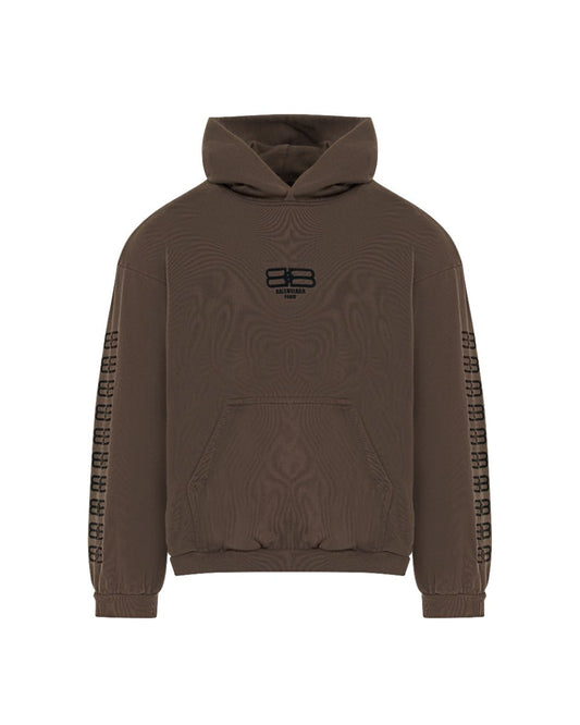 Balenciaga BB embroidered logo hoodie Balenciaga