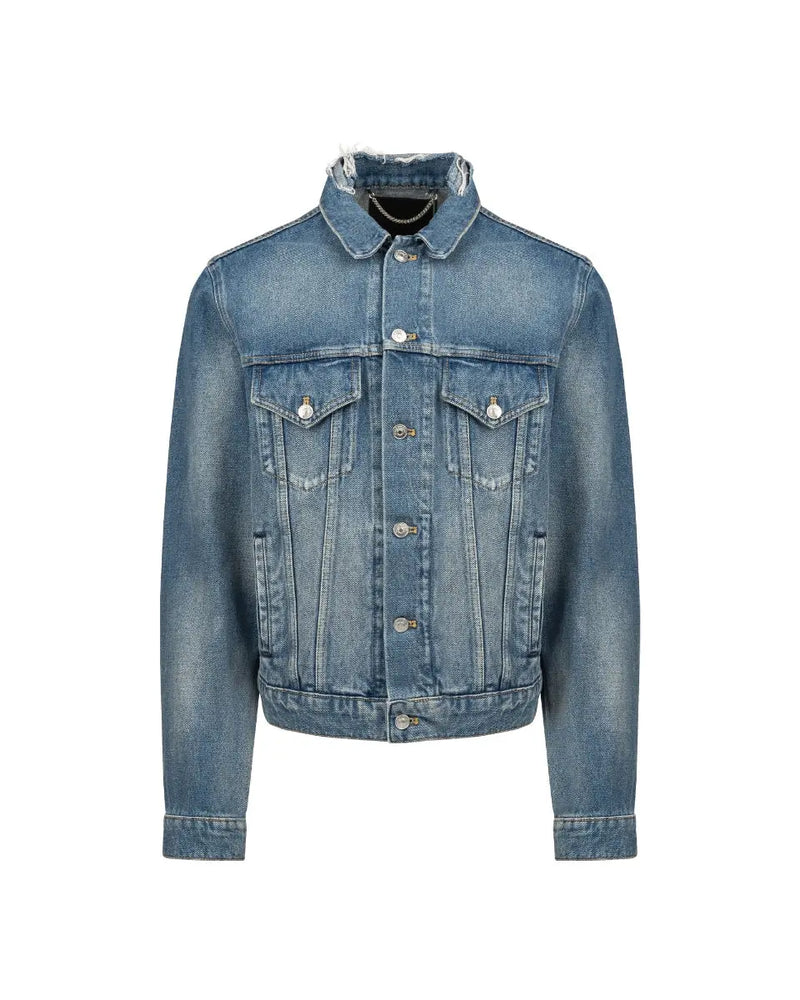 Balenciaga Bernie Sanders "2017" logo denim jacket thumbnail