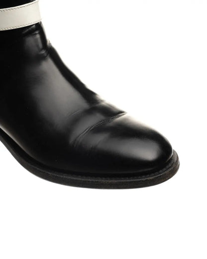 Balenciaga Twins Chelsea glazed calfskin ankle boots Balenciaga