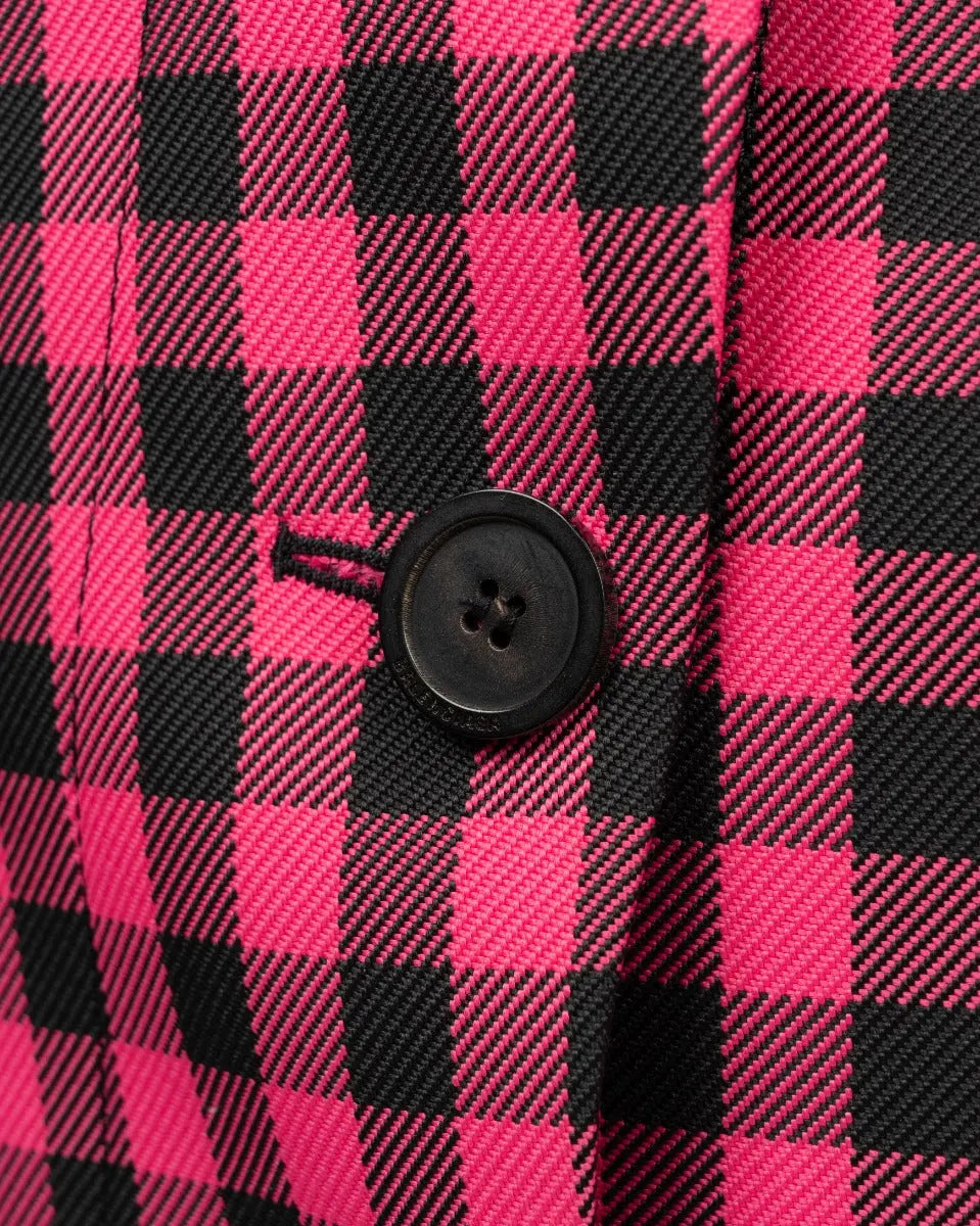 Balenciaga checked pencil skirt