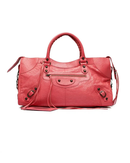 Balenciaga City Extra Large pink leather bag Balenciaga