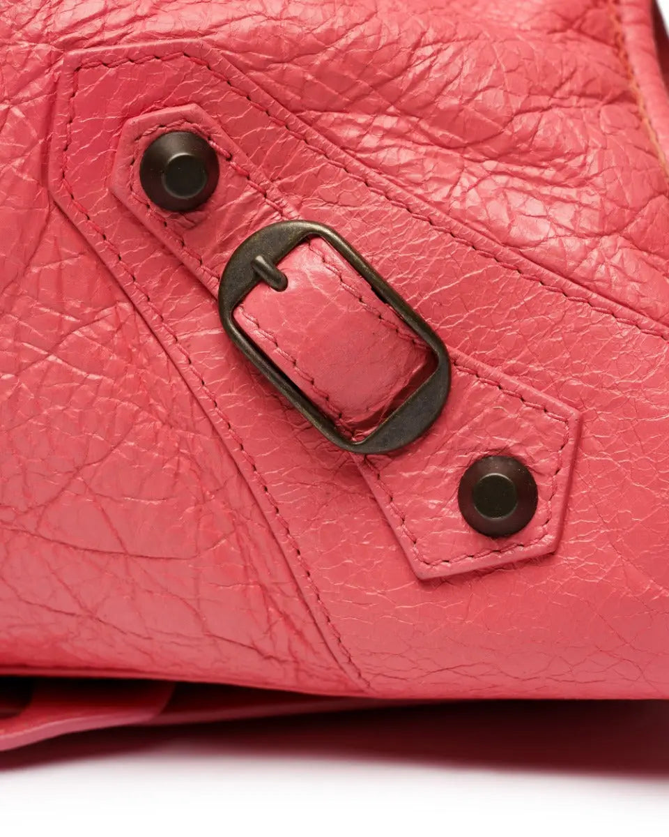 Balenciaga City Extra Large pink leather bag