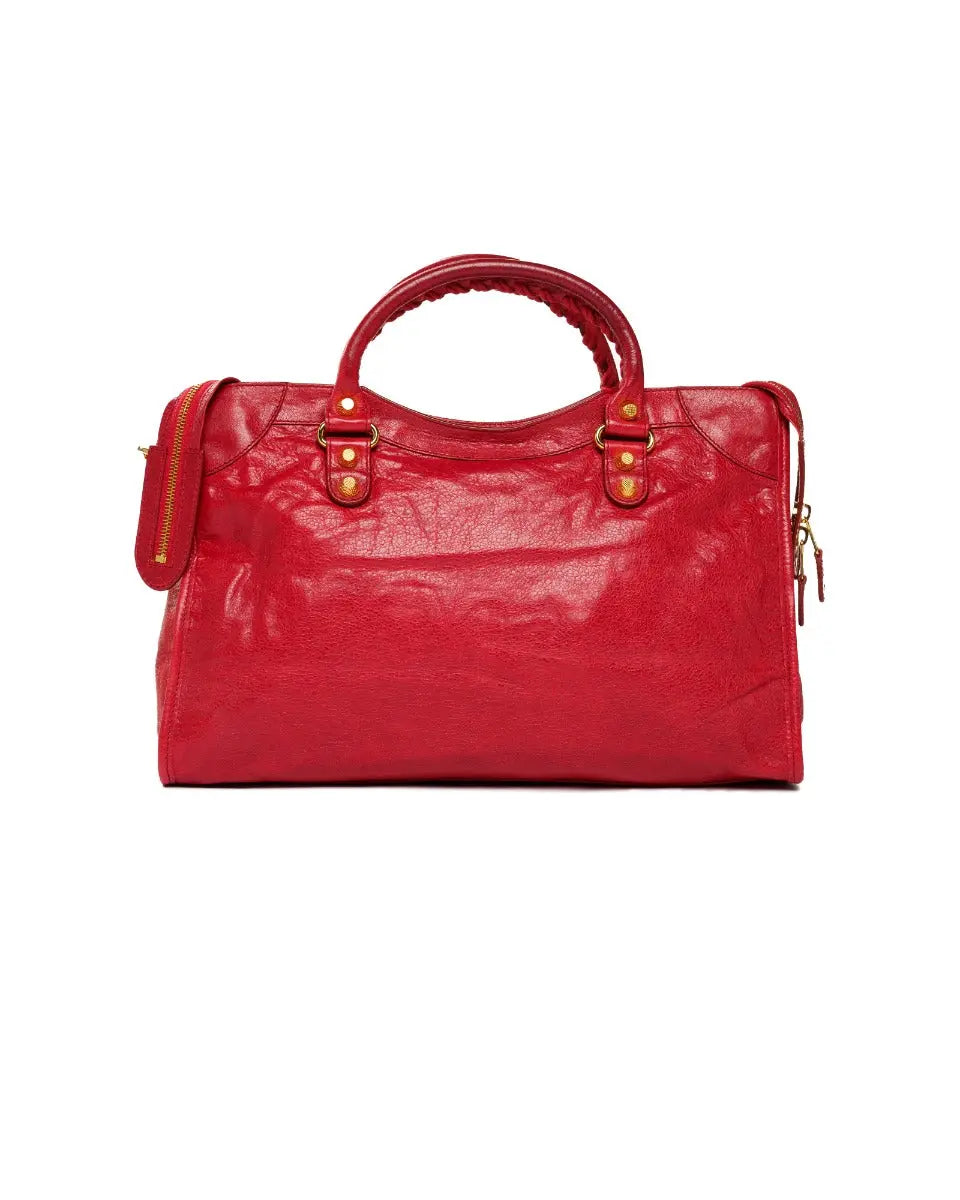 Balenciaga City medium gold harware bag
