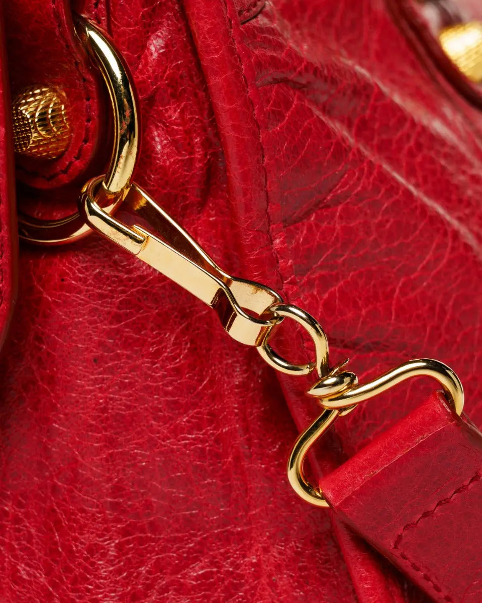 Balenciaga City medium gold harware bag