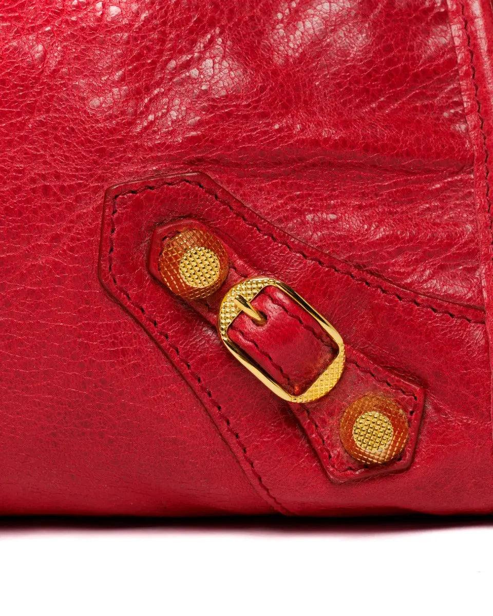 Balenciaga City medium gold harware bag
