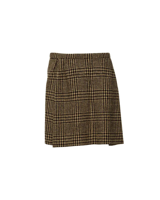 Balenciaga Edition "Hiver 1963" brown tartan mini skirt Balenciaga