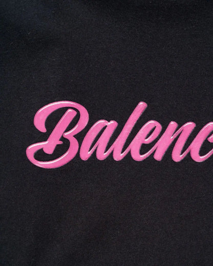 Balenciaga pink glossy back-pulled t-shirt Balenciaga