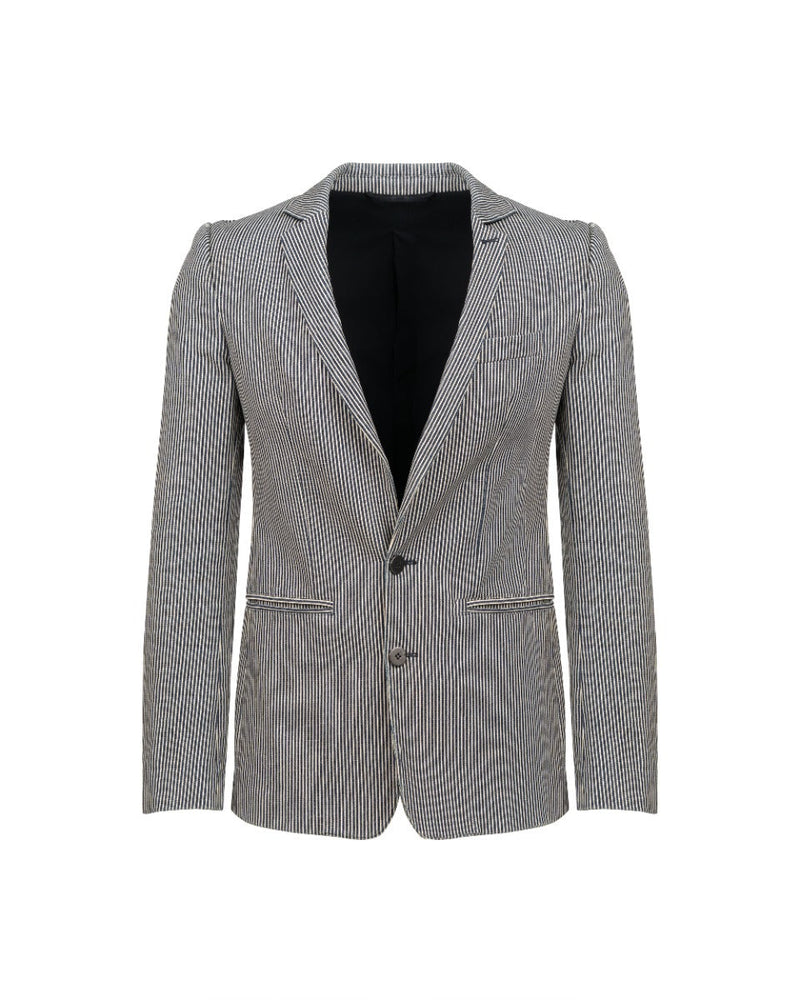 Balenciaga single-breasted striped blazer jacket Balenciaga