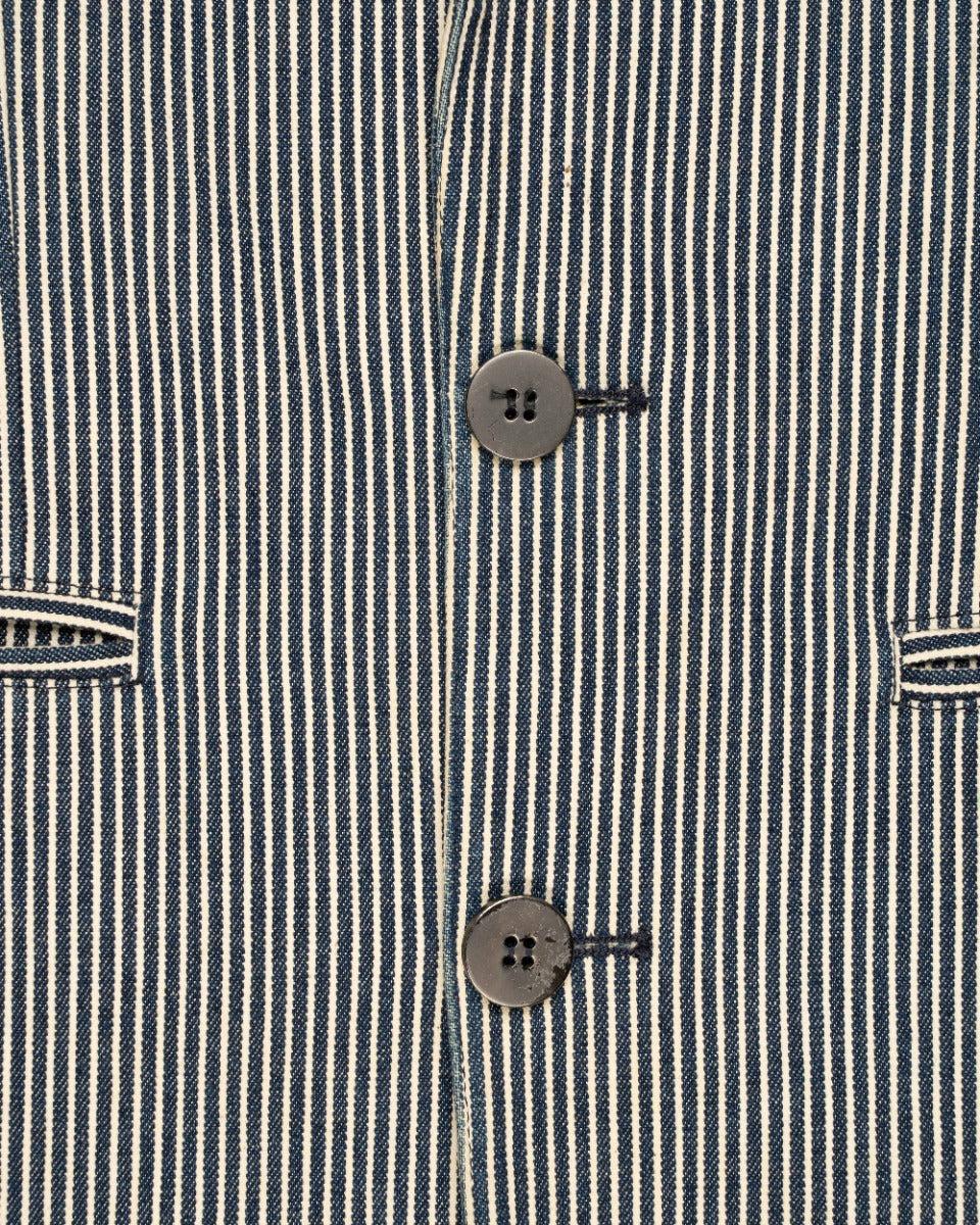 Balenciaga single-breasted striped blazer jacket