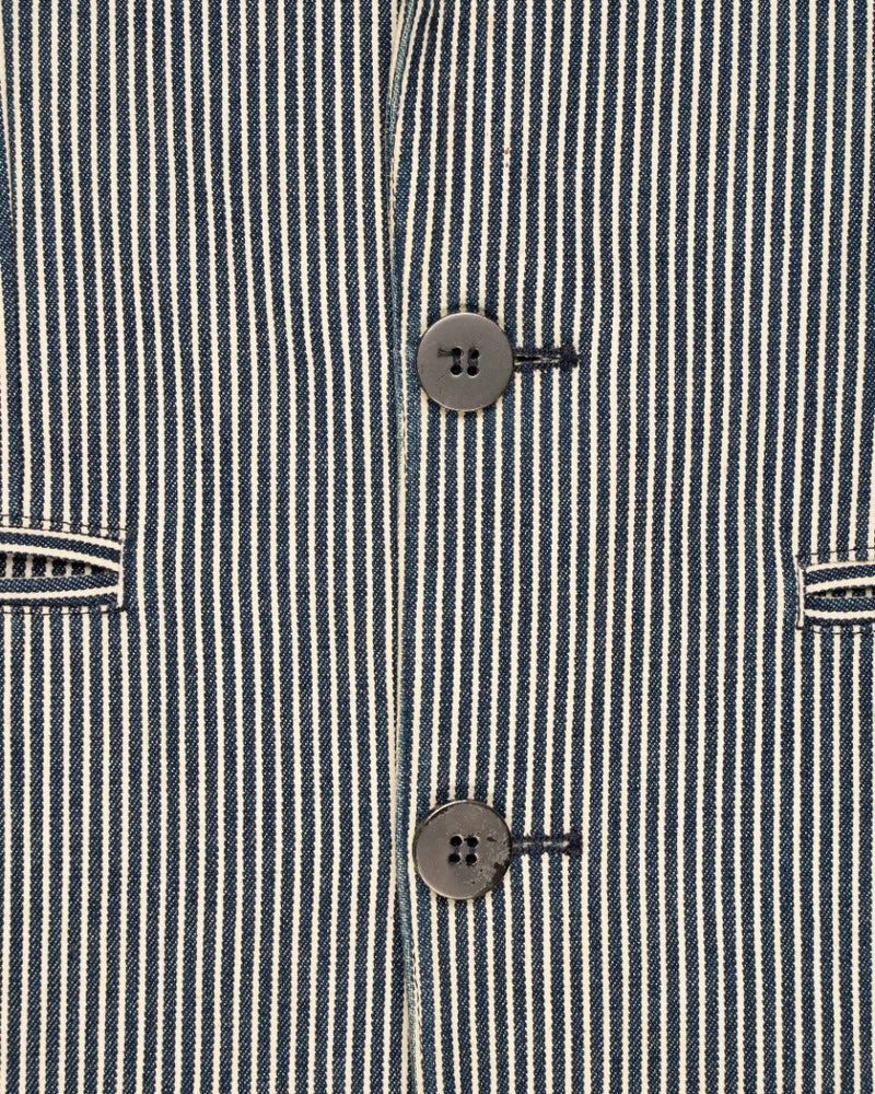Balenciaga single-breasted striped blazer jacket thumbnail