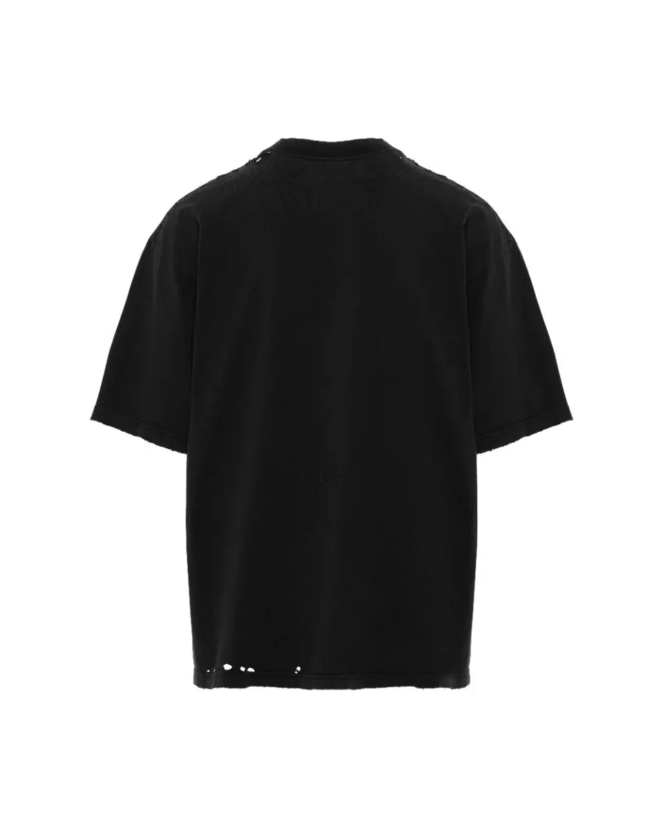 Balenciaga Statue Of Liberty Paris oversized distressed t-shirt Balenciaga