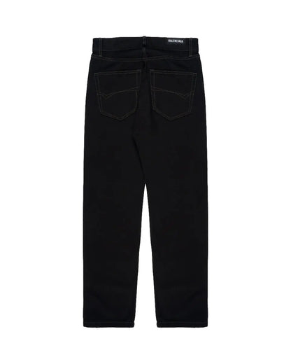 Balenciaga straight-leg black denim pants Balenciaga