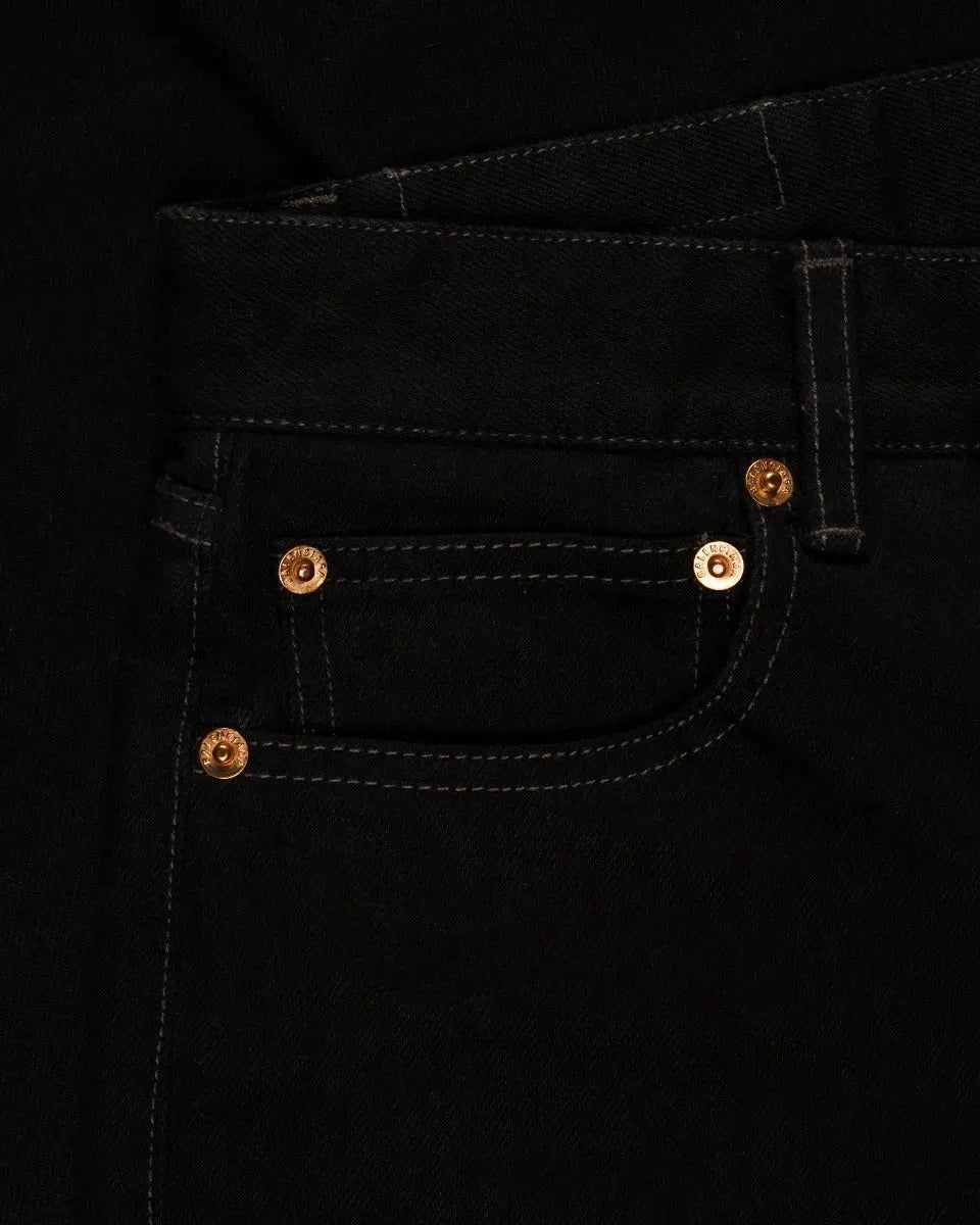 Balenciaga straight-leg black denim pants