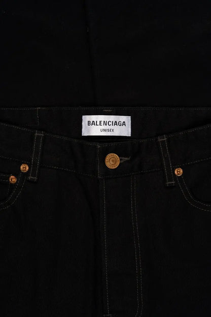 Balenciaga straight-leg black denim pants Balenciaga