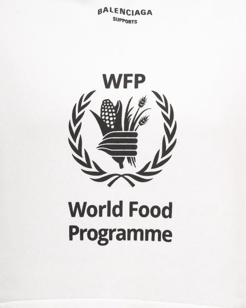 Balenciaga "World Food Program" oversized hoodie thumbnail