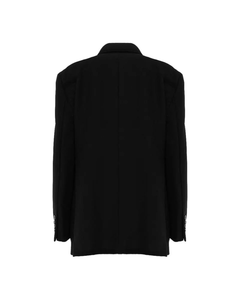 Balenciaga Unifit destroyed double-breasted blazer jacket thumbnail