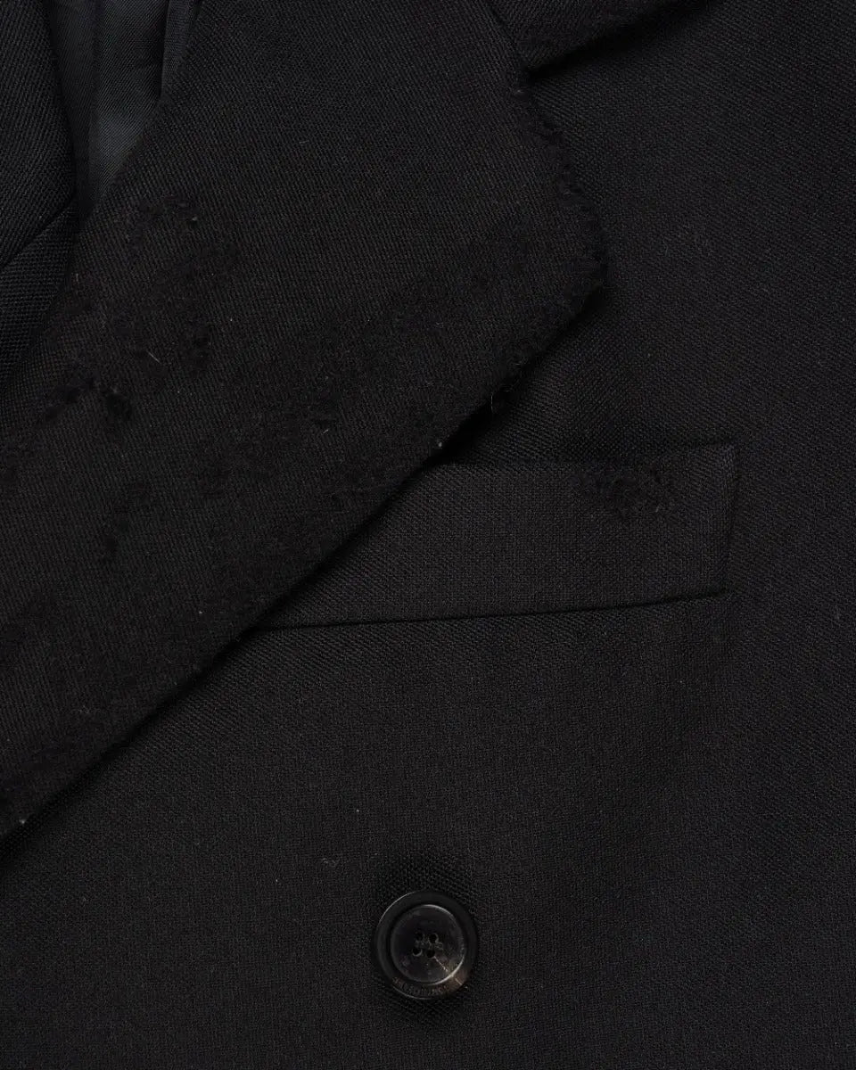 Balenciaga Unifit destroyed double-breasted blazer jacket