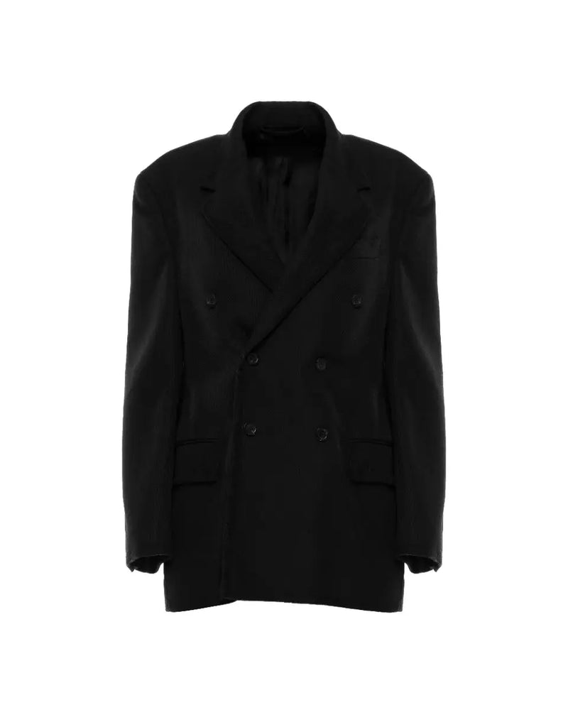 Balenciaga Unifit destroyed double-breasted blazer jacket Balenciaga