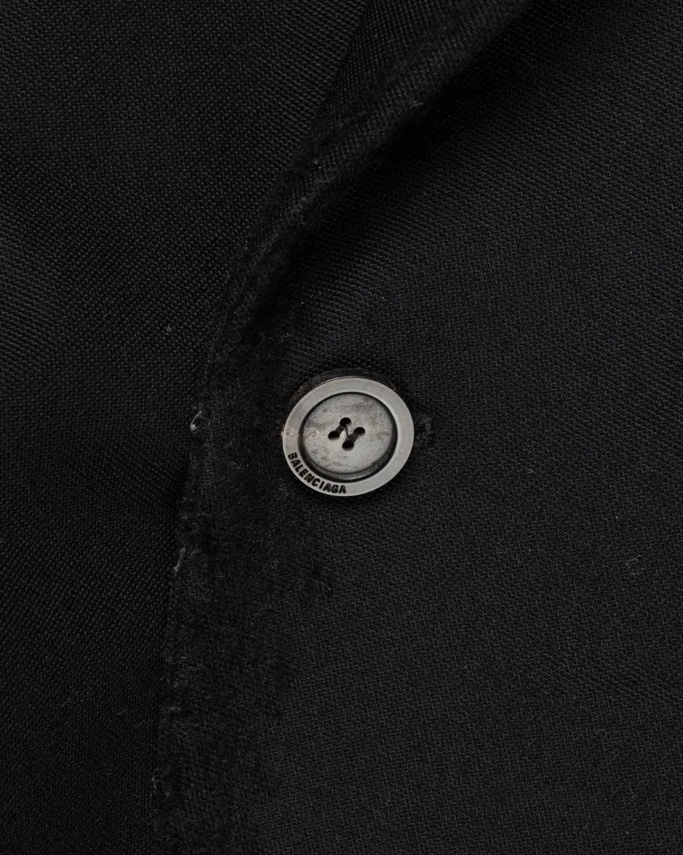 Balenciaga Unifit destroyed double-breasted blazer jacket Balenciaga