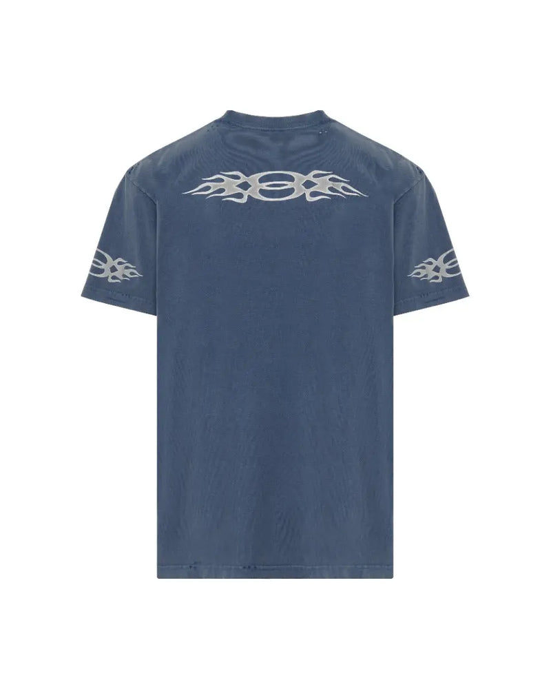 Balenciaga Unity Flame logo distressed t-shirt thumbnail