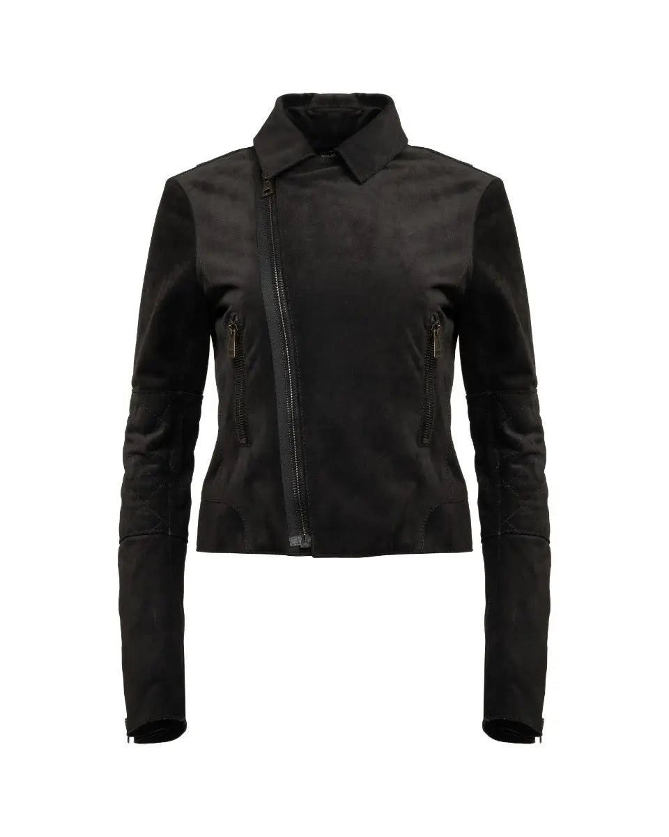 Balenciaga Vachetta leather biker jacket Balenciaga