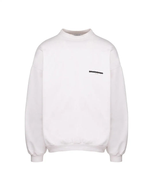 Balenciaga White Strike 1917 oversized crewneck sweatshirt Balenciaga