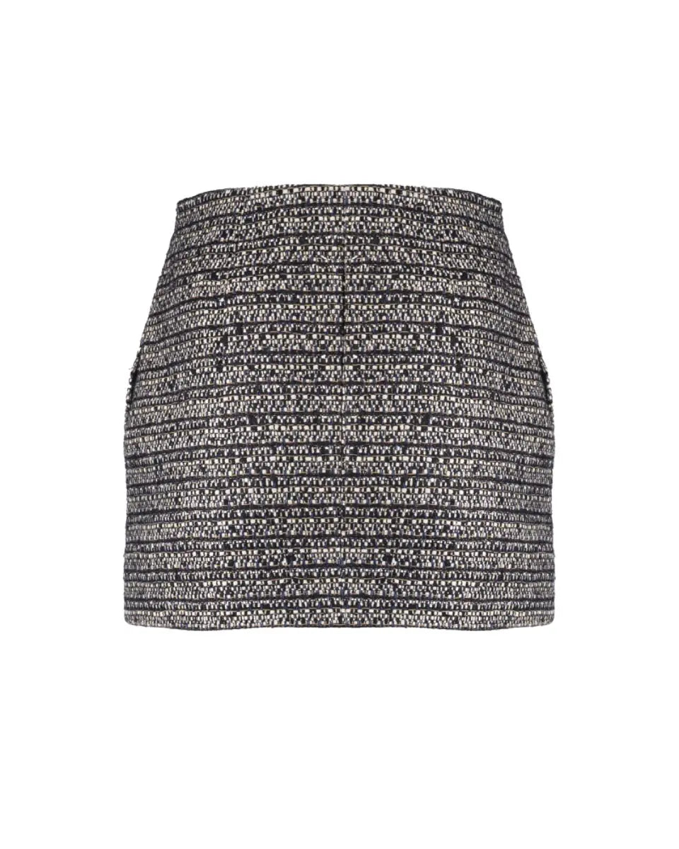Balenciaga woven tweed mini skirt