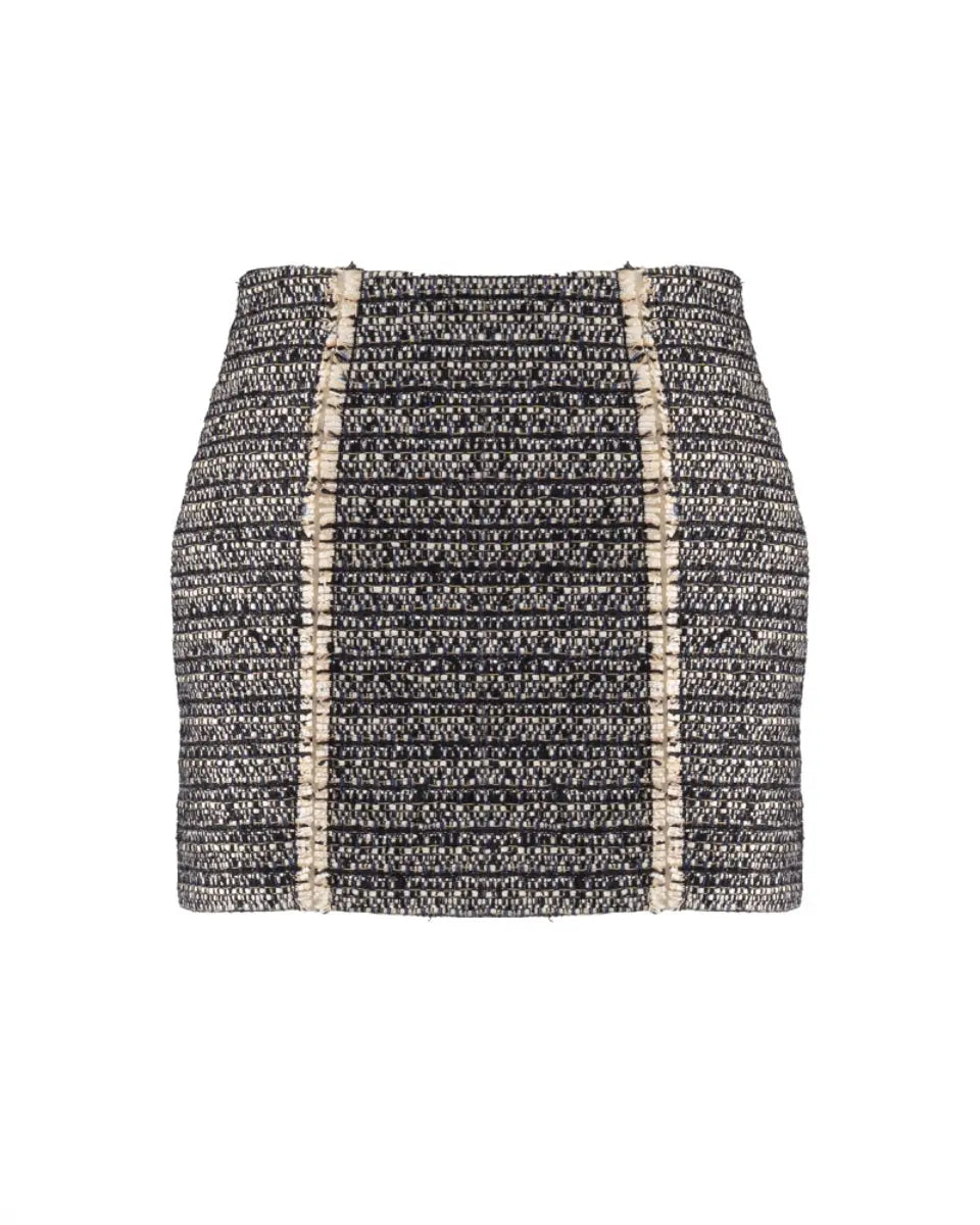 Balenciaga woven tweed mini skirt Balenciaga
